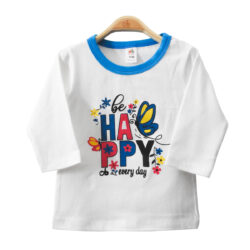 T-Shirt “Be Happy” – White