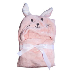 Blanket Hooded “Rabbit” – Pink